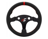 SIMAGIC Round-Shaped Steering wheel without HUB, 330mm, Leather - 1349631 - zdjęcie 1